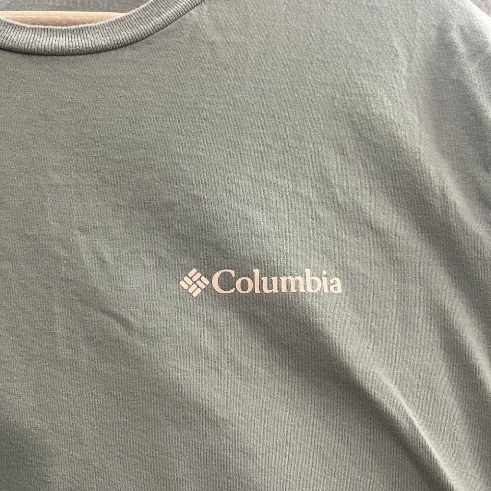 Columbia Graphic T-Shirt Mens Large Green - Picture 2 of 8